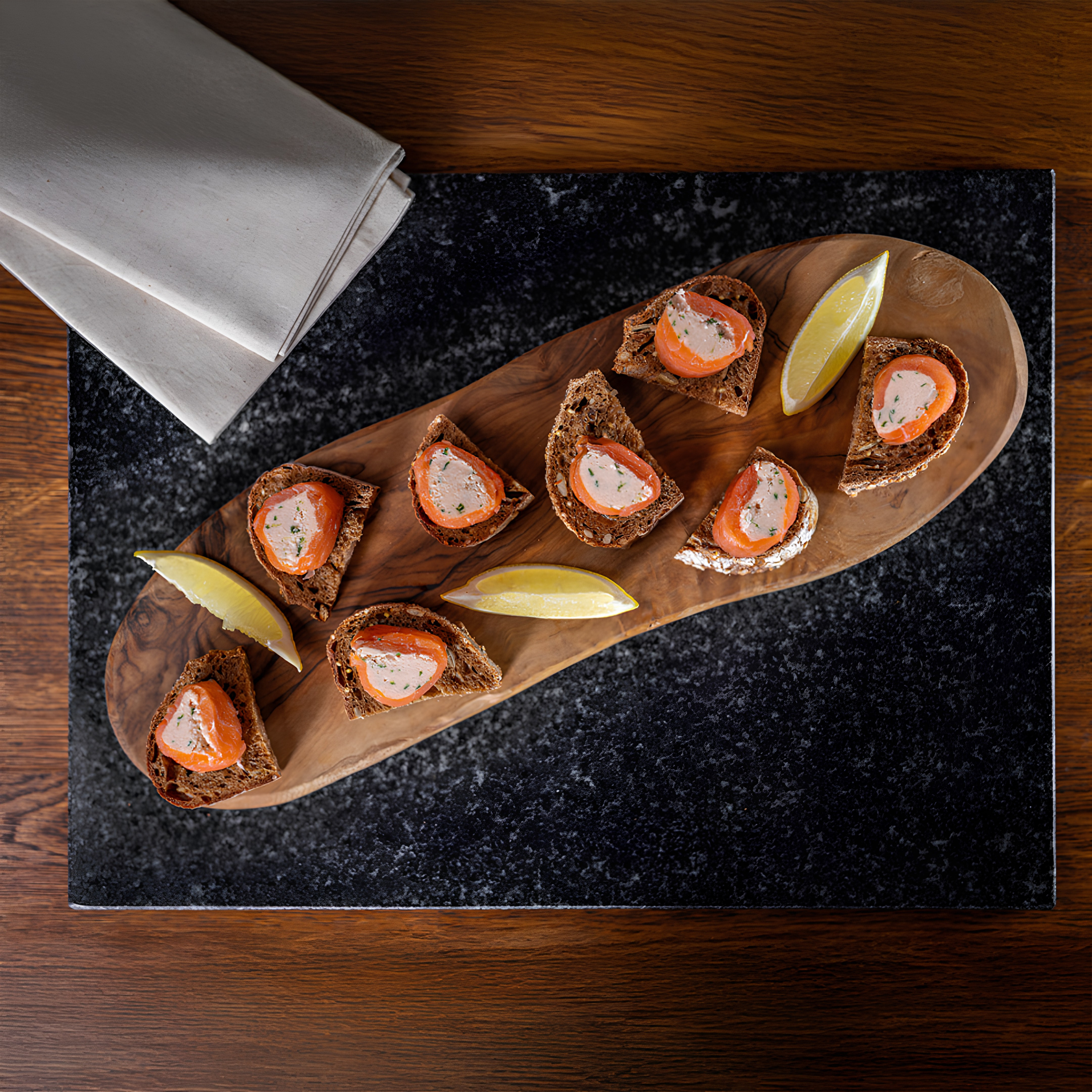 Christmas Salmon Mousse Appetisers