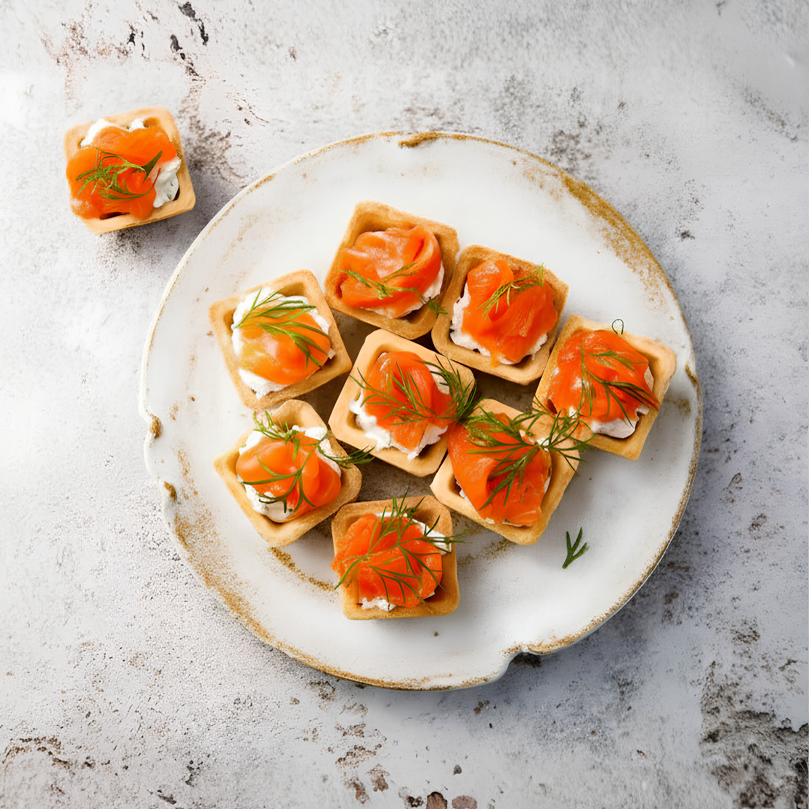 Easy Smoked Salmon Tartlets
