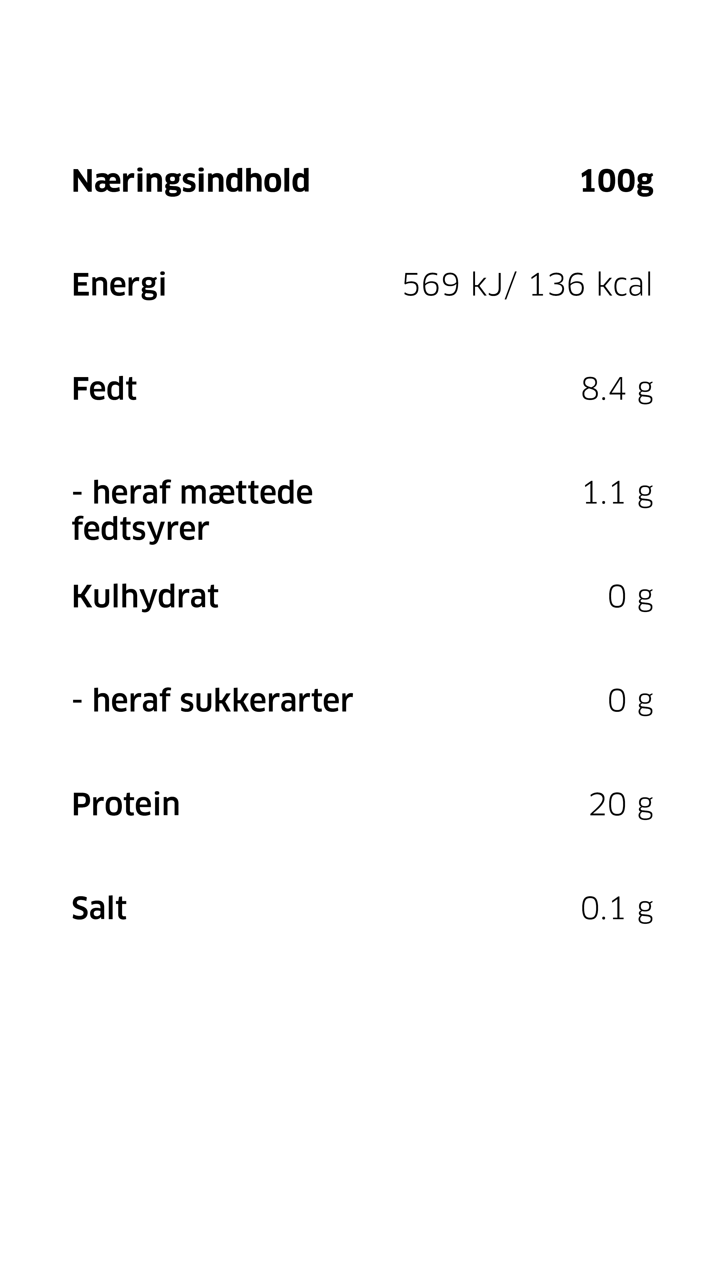 Frosne laksehaler • 780g