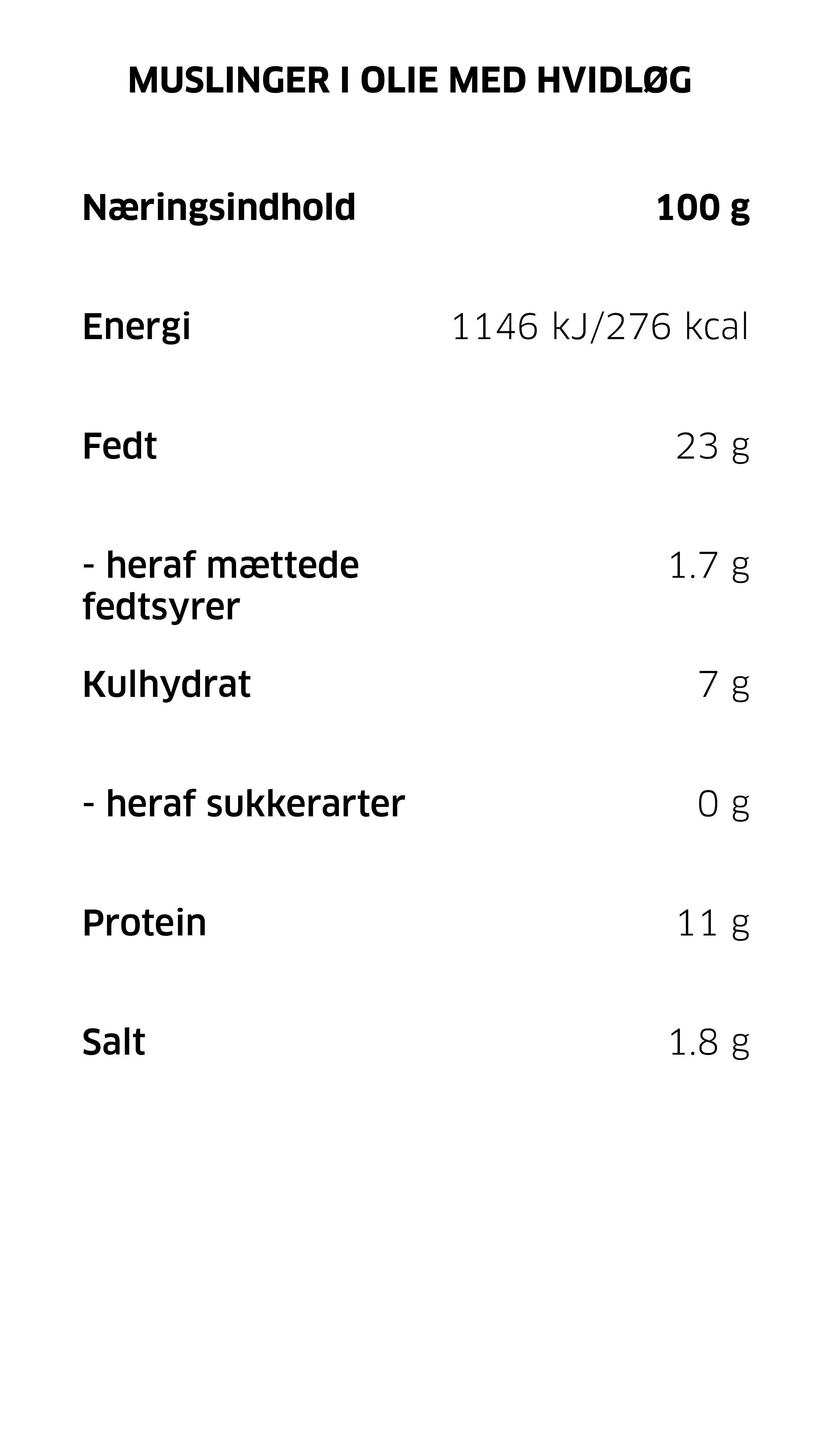 10 stk • Muslinger • i Olie med hvidløg