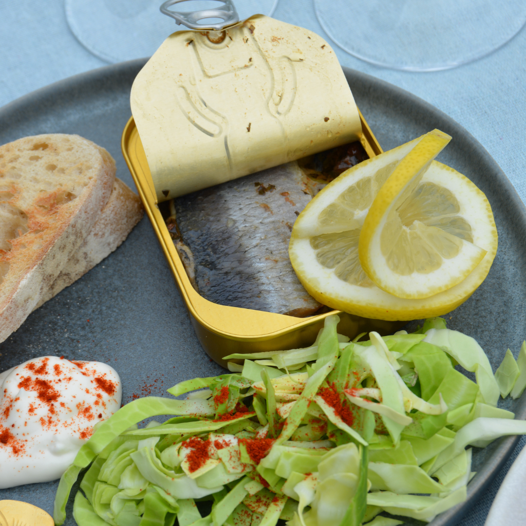 10 pcs • Canned herring box • Seaweed pesto