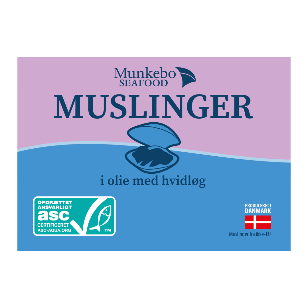 10 pcs • Canned mussels box • Oil with garlic