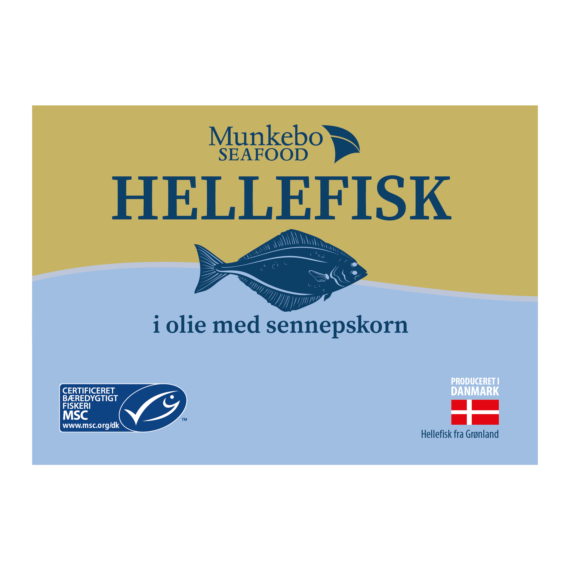 10 pcs • Canned Halibut in Oil with • Crushed Mustard Seeds