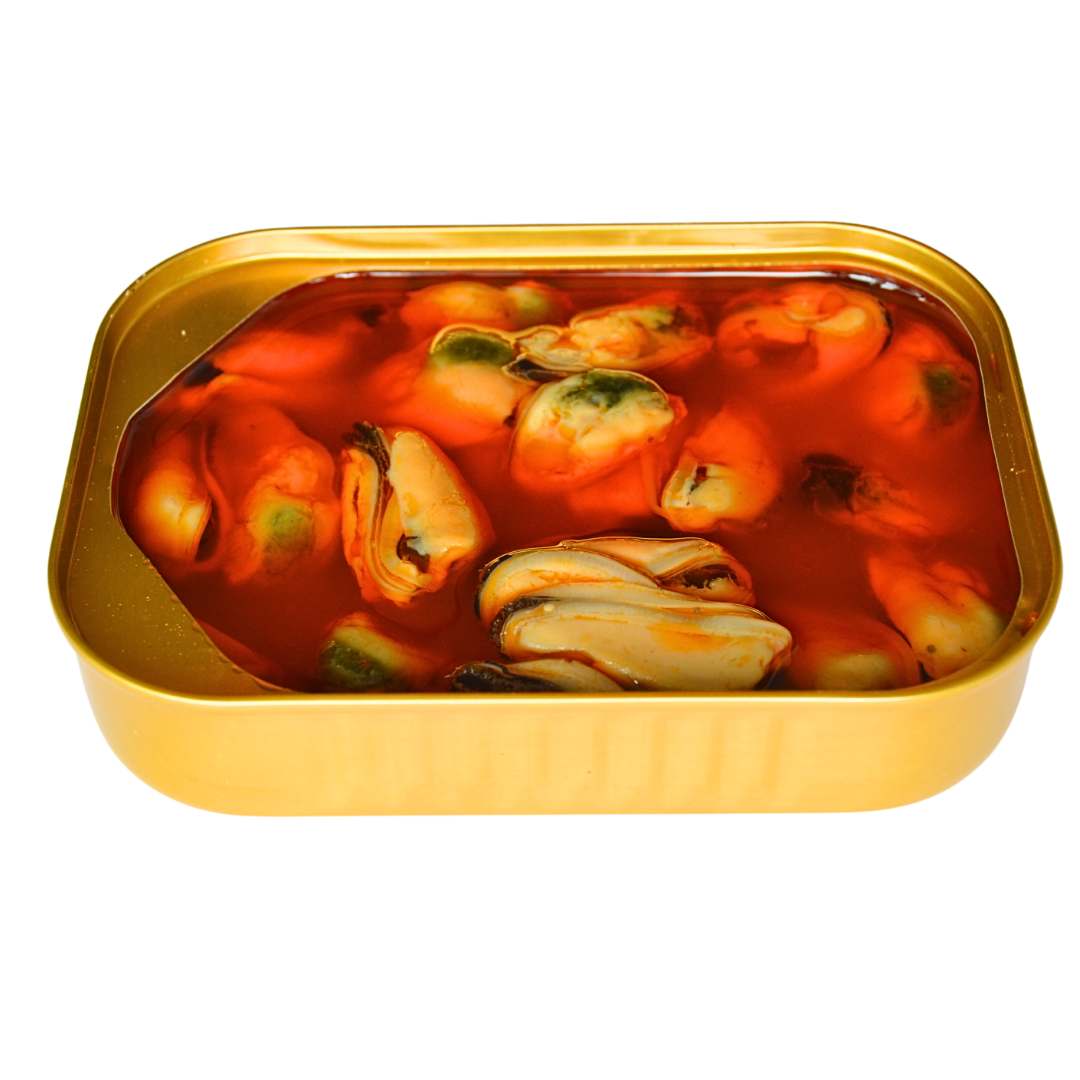 10 pcs • Canned mussles box • Escabeche